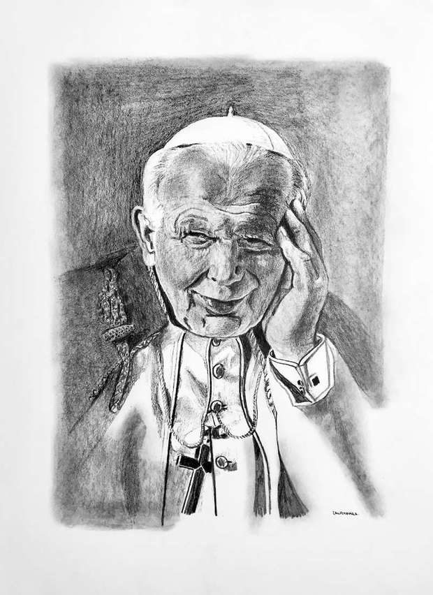 Papst Johannes Paul II Ewa Zakrzewska