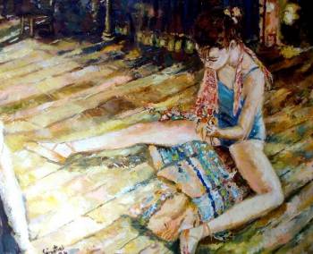 Siedząca baletnica - Francesco Giuntini