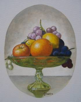 Martwa natura z paterą na owoce - Gaetano Vicari