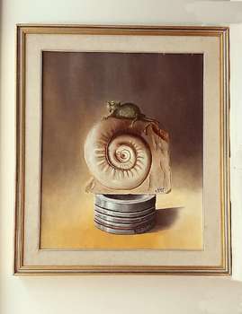 Composizione con camaleonte - Giovanni Greco