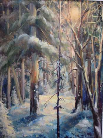 Зимний пейзаж - Halina Aksamit