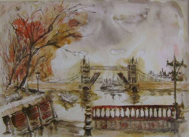 London- Die Brücke Jacek Kamiński