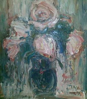 Rose bianche in un vaso - Jacek Kamiński