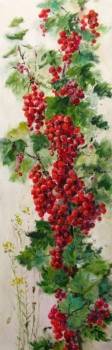 branch of red currants - Jadwiga Marcinek