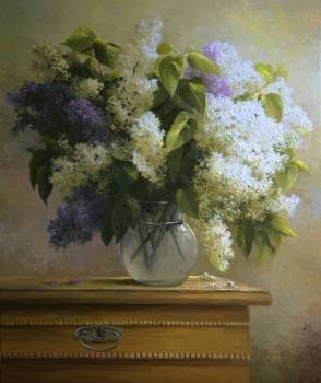 Stillife of lilac - Jan Bartkevics