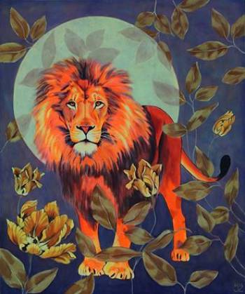 red lion - Janina Zaborowska