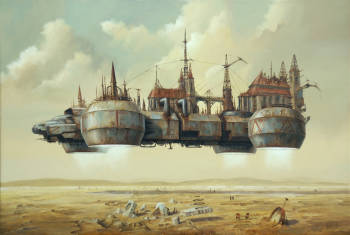 Władcy pustyni - obraz olejny - Jarosław Jaśnikowski