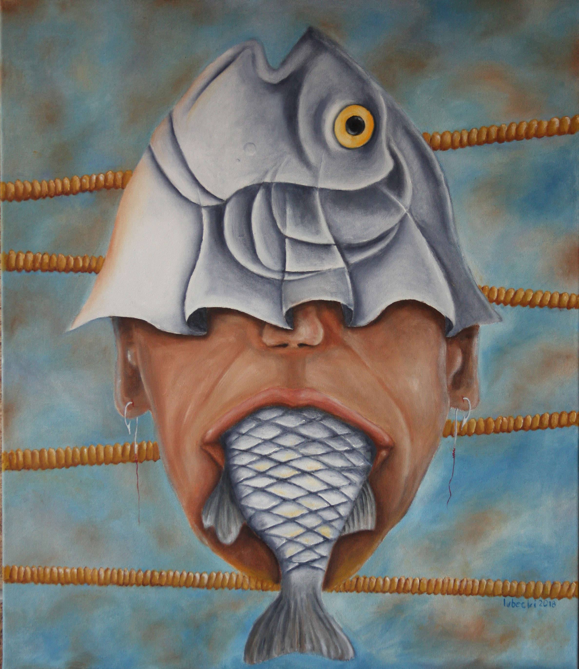Кармическая рыба. Человек рыбка. Человек с рыбьей головой арт.