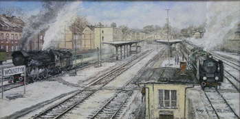 Jerzy Zgorzałek 18/2010 Perony wolsztyńskiej stacji - Jerzy Zgorzałek