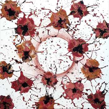 Flower Flow IV 55 x 55 cm - Joanna Bilska