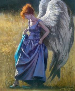 Anioł zakładający pantofelek - Joanna Sierko Filipowska