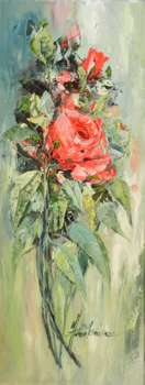 rose rouge - Jolanta Frankiewicz