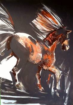 Koń w cieniu - Jolanta Kalopsidiotis
