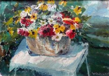 Flowers from the garden - Krystyn Dudkiewicz