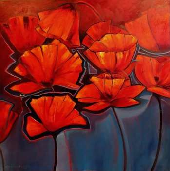 Poppy flowers - Krystyna Ruminkiewicz