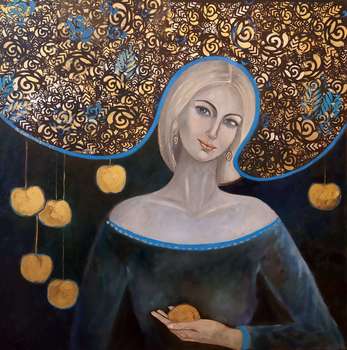 Einer mit einem goldenen Apfel - Krystyna Ruminkiewicz