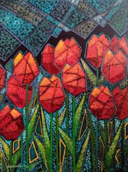 Tulip flowers - Krystyna Ruminkiewicz