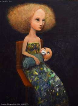 Mother with child - Krzysztof Iwin
