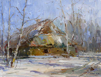 Paysage hivernal - Krzysztof Tracz