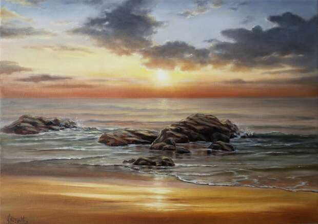 Sea landscape - Sunset Lidia Olbrycht