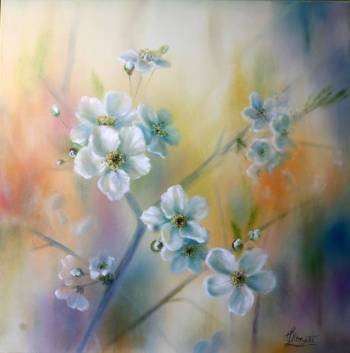 Cherry fiori - la natura, - Lidia Olbrycht