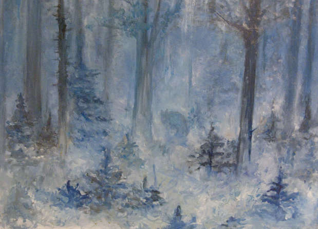 холодный лес Magdalena Bartocha