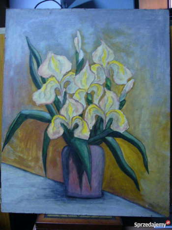 Van-Gogh painted irises - Małgorzata Grzechnik