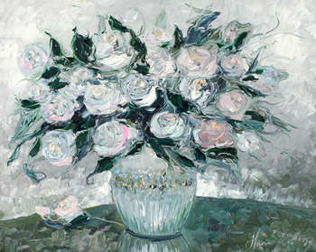 Розы в вазе - Małgorzata Kruk