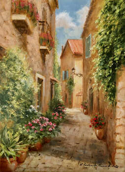 "A street in Provence" - Małgorzata Sadowska Majewska