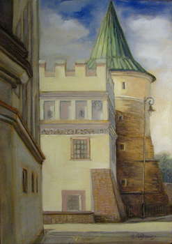 Biecz - ein Haus mit einem Turm - Małgorzata Wójtowicz Cichoń