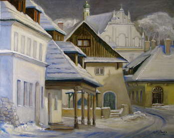 Winter in Kazimierz Dolny - Małgorzata Wójtowicz Cichoń