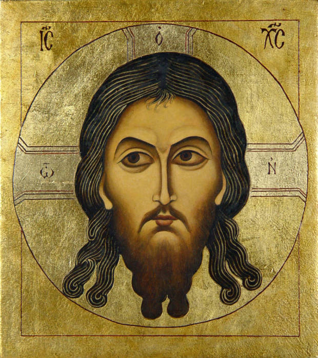 Mandylion - gemalt von russischen Ikonen aus dem zwölften Jahrhundert Malwina Wójcik