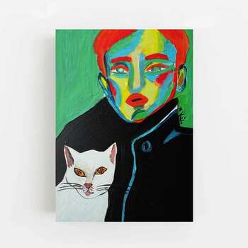 ritratto di una gatta con un gentiluomo - Marlena Kuc