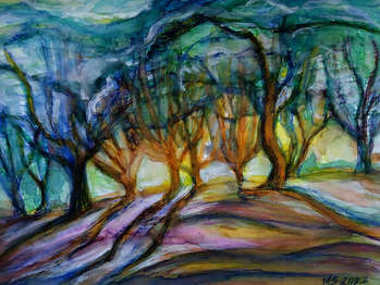 In a colorful grove - Marzena Salwowska