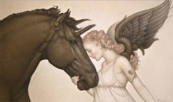  Dark Unicorn  - Michael Parkes