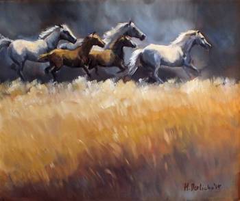 лошади - Michalina Derlicka