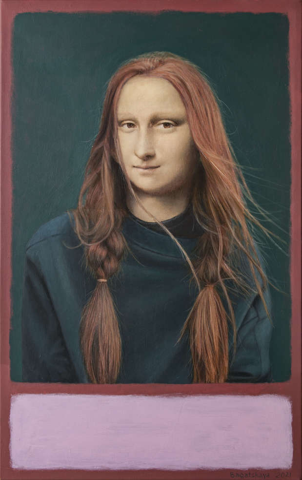 „Lisa z wizytą u Rothko-8” z cyklu „Impreza”  Nataliya Bagatskaya