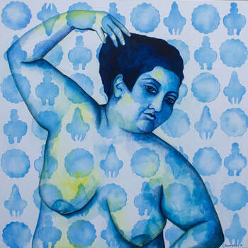 Dance of blue jellyfish - Oksana Chumakova