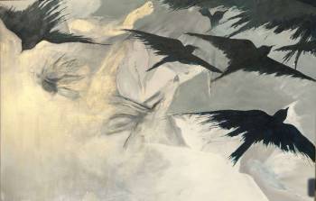 Vögel in der Morgendämmerung - Olantyna De la Croix