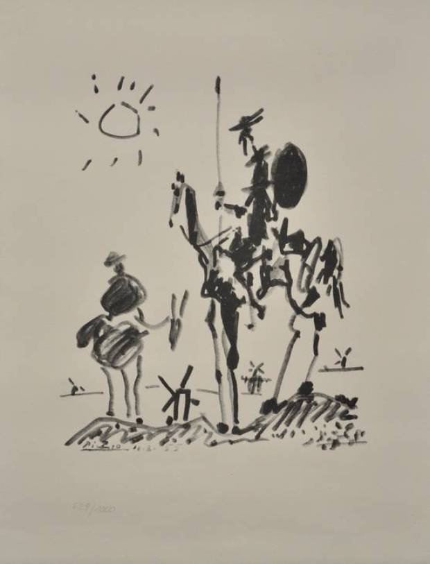 Don Kichote i Sanczo Pansa Pablo Picasso