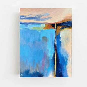 Sunset - acrylic painting - Paulina Lebida
