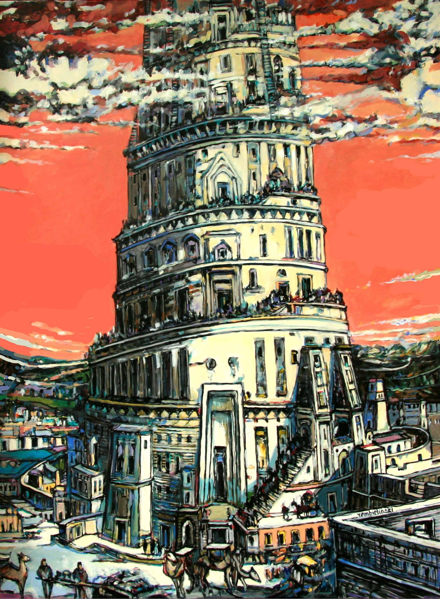 Вавилонская башня - Piotr Rembieliński | TouchofArt