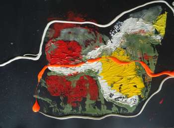 Series of abstract paintings "Melancholy" 2013 #3 - Roman Bonchuk