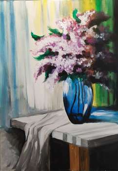Vase en cobalt - Ryszard Niedźwiedzki