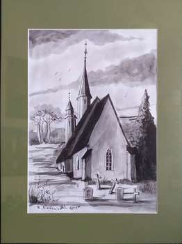 Une église de village - Ryszard Niedźwiedzki