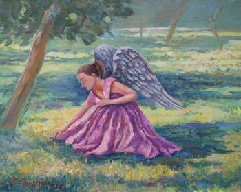 Anioł w sadzie  - Sabina Salamon