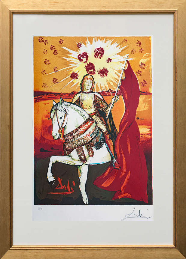 Der goldene Ritter Salvador Dali
