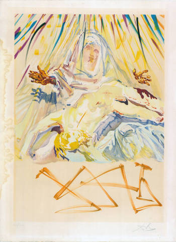 Czarna Pietà - Salvador Dali