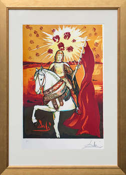 The golden knight - Salvador Dali