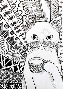 Gatto e caffè - Shin Lee
